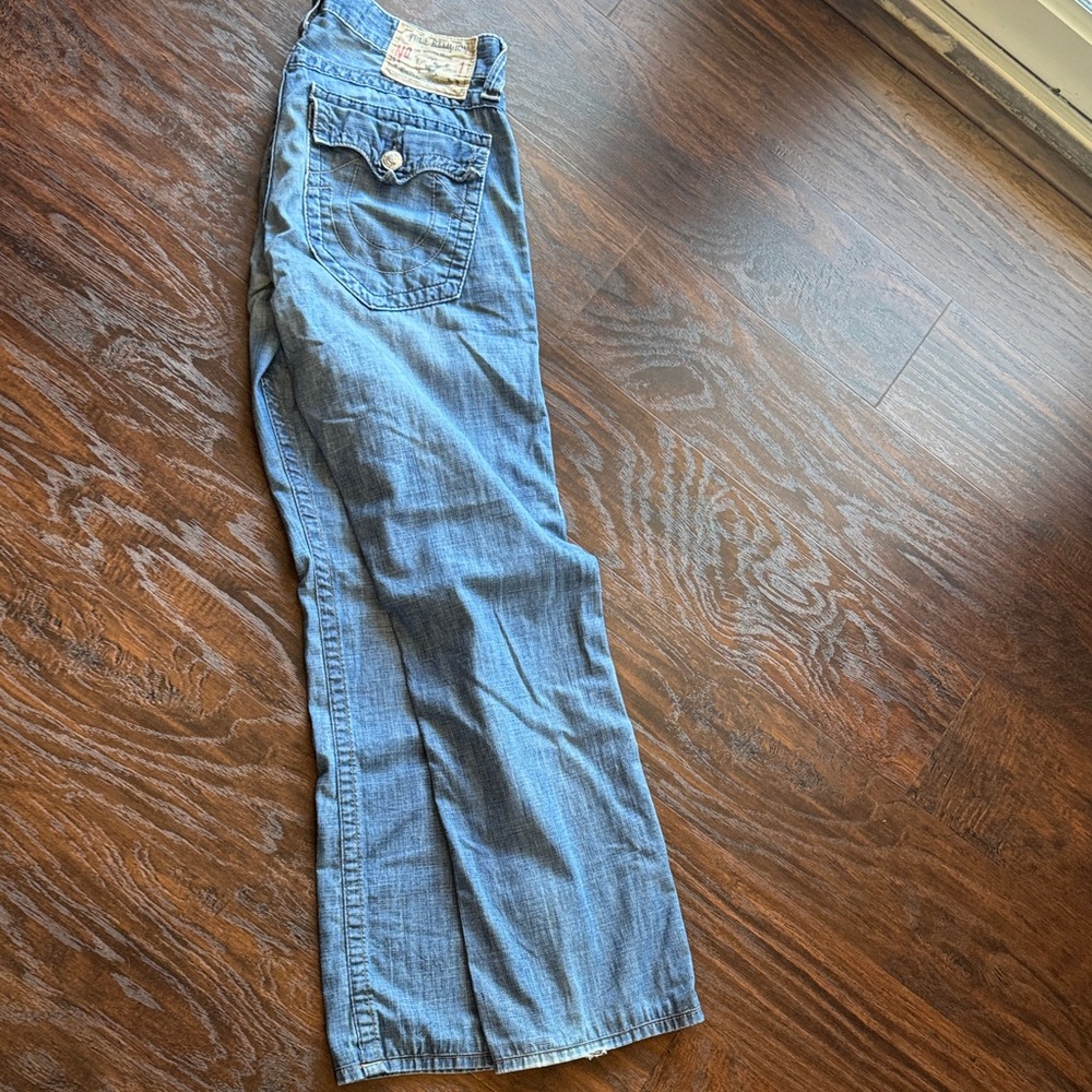 True Religion Light Blue Bootcut Jeans
